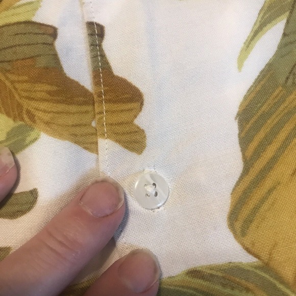 Centro Mens Shirt Size XXL Brown Hawaiian Short Sleeves 3954 - Picture 6 of 12